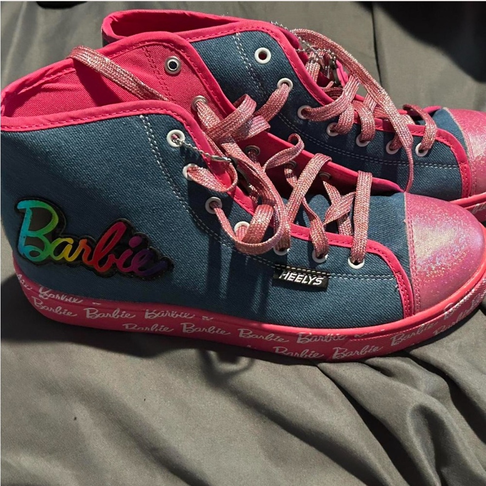 Barbie Kids Heelys - Pink and Blue